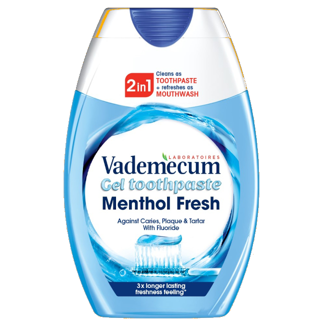 Vademecum 2in1 Micellar Clean gélová zubná pasta 75ml - Klas