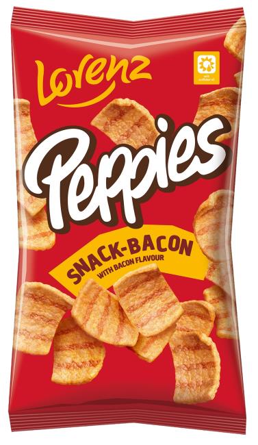 Peppies Bacon slaný snack s príchuťou slaniny 75g - Klas