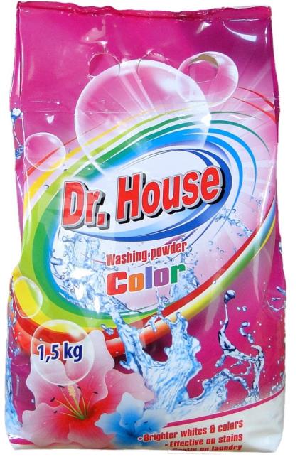 Dr.House Color prací prášok 15PD 1,5kg - Klas