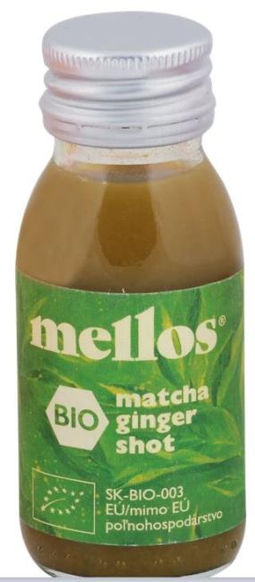 Mellos BIO shot matcha ginger 60ml  - Klas