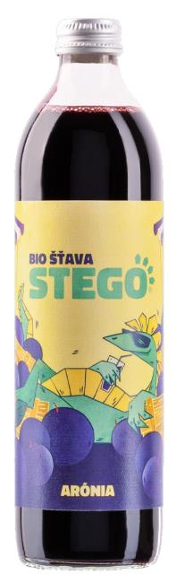 Stego BIO 100 % šťava arónia 500 ml - Klas