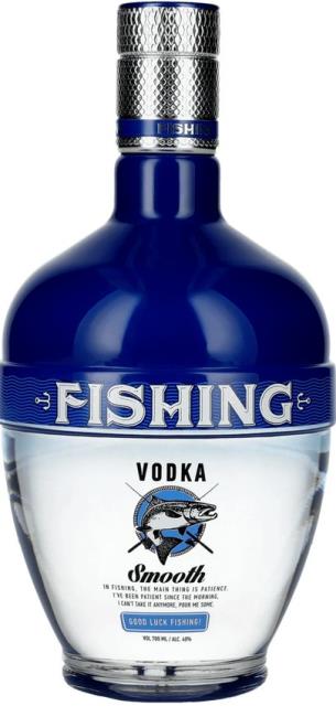 Fishing vodka blue 40% 0.5 l - Klas