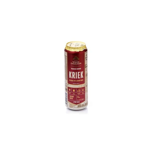 Volfas Engelman Kriek 4% 568 ml plech - Klas