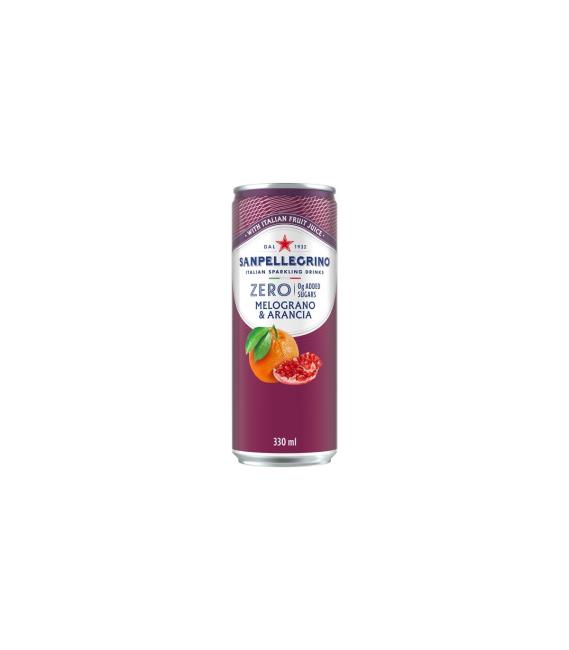 Sanpellegrino sýtený nápoj ZERO granátové jablko & pomaranč 330 ml - Klas