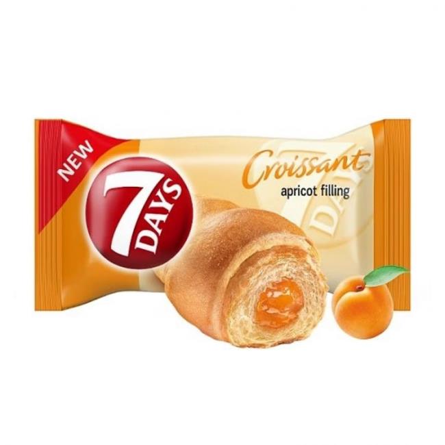 7 Days Croissant s marhuľovou náplňou 60 g - Klas