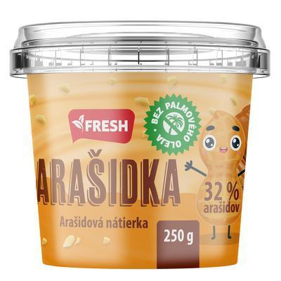 FRESH Arašidka arašidová nátierka 250 g - Klas