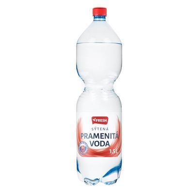 FRESH pramenitá voda sýtená 1,5 l - Klas