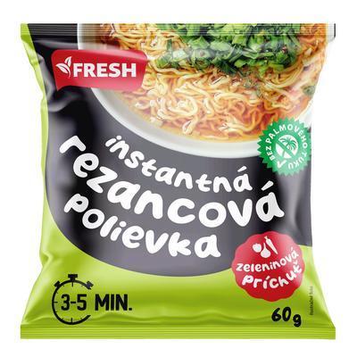 FRESH Instantná rezancová polievka s zeleninovou príchuťou 60 g - Klas