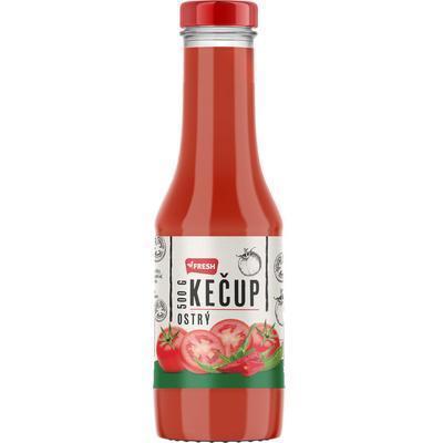 Fresh kečup ostrý 500 g - Klas